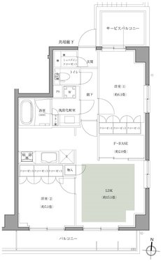 アージョ府中 間取り E type