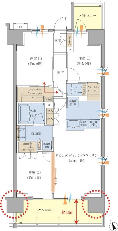 センチュリー東武動物公園 間取り E2タイプ