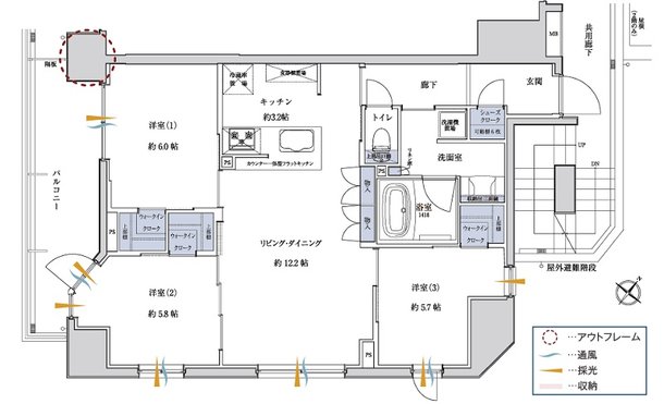 サンクレイドル鴻巣 間取り C type