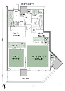 グランドシティタワー月島 間取り N-70Ctr-標準 type