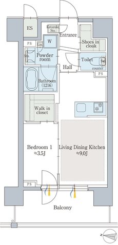 クリオ札幌グランクラス 間取り Dタイプ