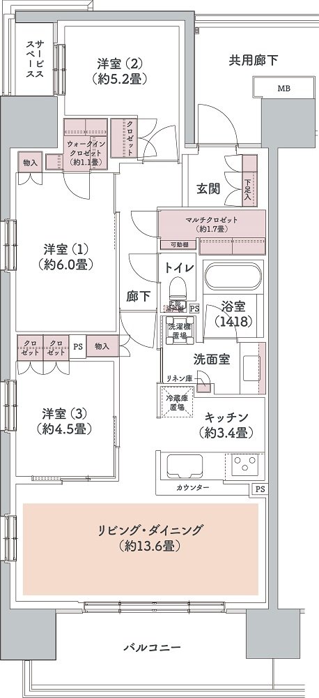 ウエリス八千代村上 間取り Ba1 type(先着順)