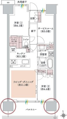 ウエリス八千代村上 間取り Bd1 type(先着順)