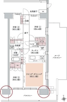 ウエリス八千代村上 間取り Fg2r type(先着順)