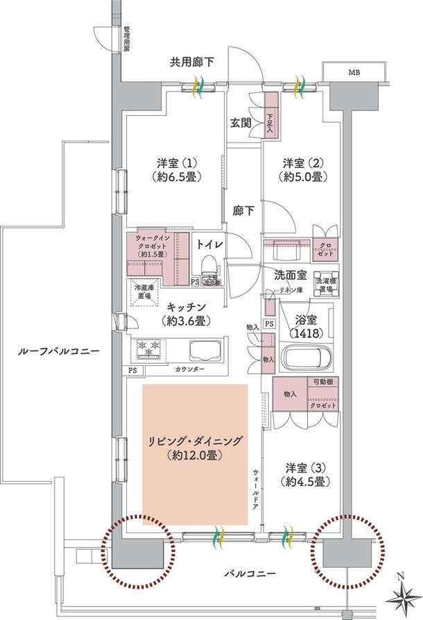 ウエリス八千代村上 間取り Ef4r type