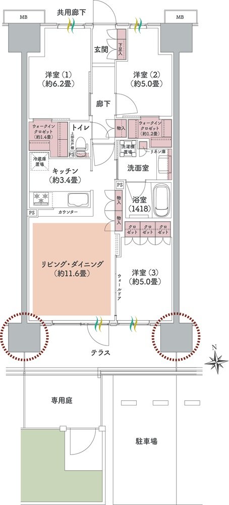 ウエリス八千代村上 間取り Ed2gp type