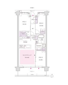 ジオ船橋夏見 間取り D2タイプ