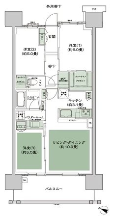 シティテラス中央林間 間取り B3-1 type