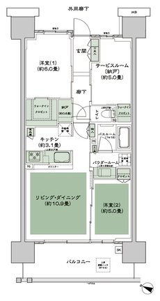 シティテラス中央林間 間取り B1 type