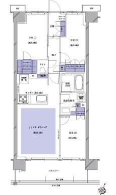 プレシス朝霞台ソルティエ 間取り Cタイプ
