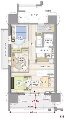 リフローレ安城朝日町 間取り Aタイプ BASIC PLAN