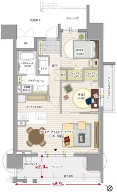 リフローレ安城朝日町 間取り Bタイプ BASIC PLAN