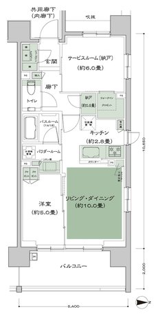 ザ・四条烏丸レジデンス 間取り B1’-標準 type