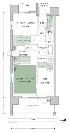 ザ・四条烏丸レジデンス 間取り A1-標準 type