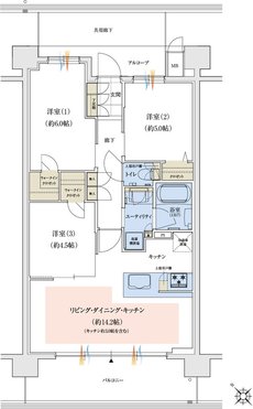 ユニハイム加古川つつじ野GATE 間取り Cタイプ