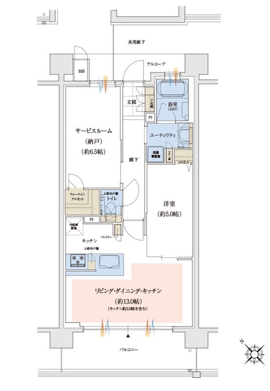 ユニハイム加古川つつじ野GATE 間取り Dタイプ