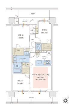 ユニハイム加古川つつじ野GATE 間取り Iタイプ