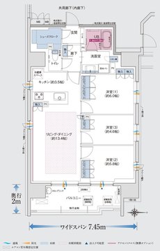 ポレスター高崎ザ・ステーションイースト 間取り Cタイプ