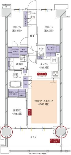 メイツ船橋行田公園 間取り Dt TYPE