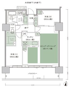 シティタワー札幌ザ・レジデンス 間取り D-2 type