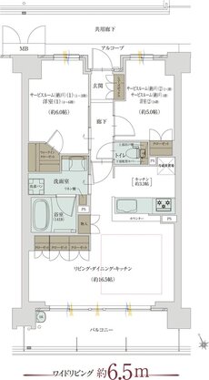 グランドパレス堺上野芝 ザ・グランドガーデン 間取り C TYPE（MENU02）