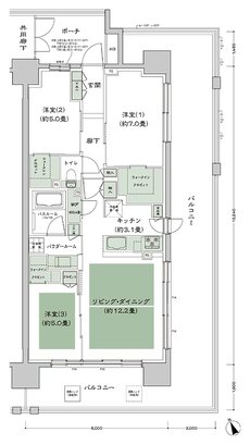 シティタワー山形本町 間取り A2-標準 type