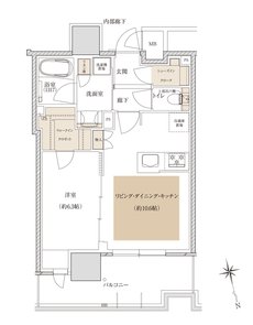 ザ・ファインタワー名古屋今池 間取り F・F'タイプ