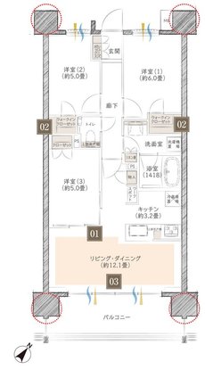 COCOCHI FIRST PROJECT(ココチファースト プロジェクト) 間取り D1 type