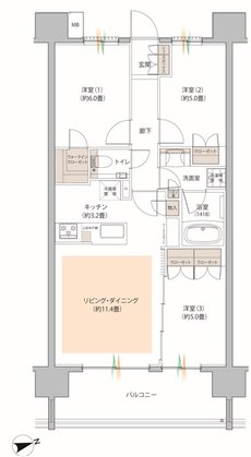 COCOCHI FIRST PROJECT(ココチファースト プロジェクト) 間取り C2 type