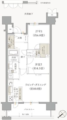 ブランシエラ那覇開南プレミスト 間取り G type