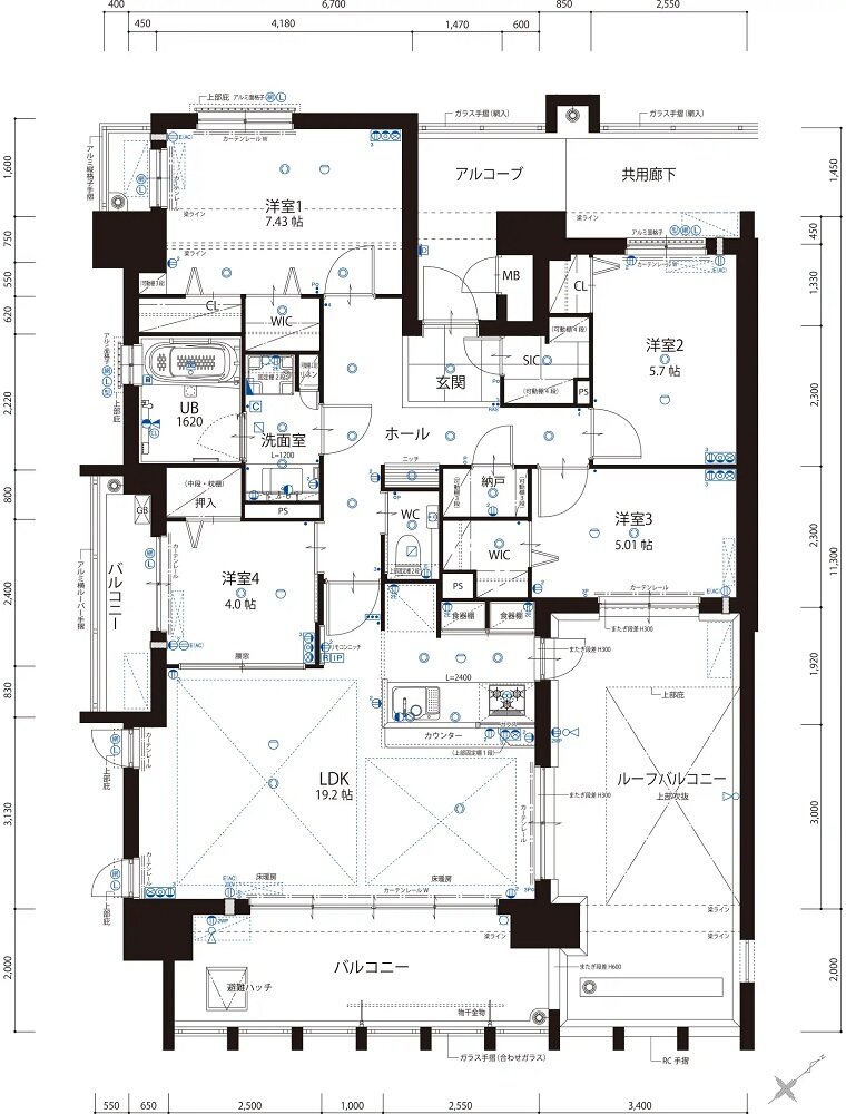 グランドキャッスル戸畑 STA. 間取り G TYPE