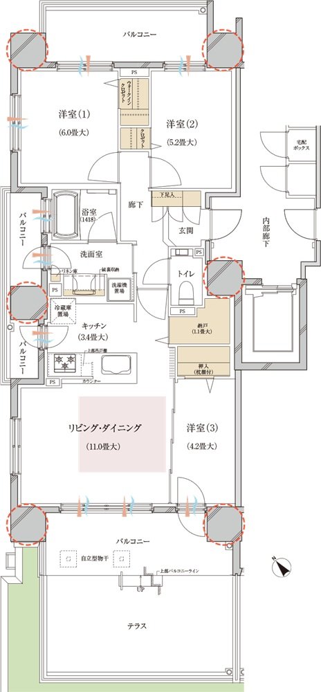 ブランズ豊平学園前 間取り At type