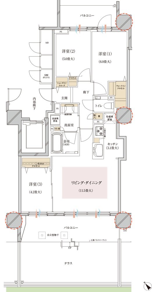 ブランズ豊平学園前 間取り Bt type