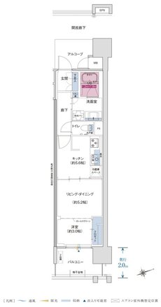 ザ・プレミアム長崎駅前 間取り Cタイプ