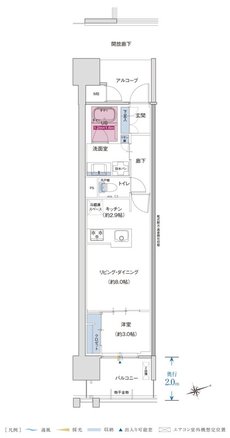 ザ・プレミアム長崎駅前 間取り E1タイプ