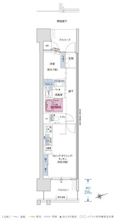 ザ・プレミアム長崎駅前 間取り Gタイプ