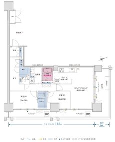 ザ・プレミアム長崎駅前 間取り I2タイプ