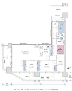 ザ・プレミアム長崎駅前 間取り M2タイプ メニュープラン