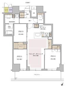 ジオタワー大阪十三 間取り UCタイプ（8階）