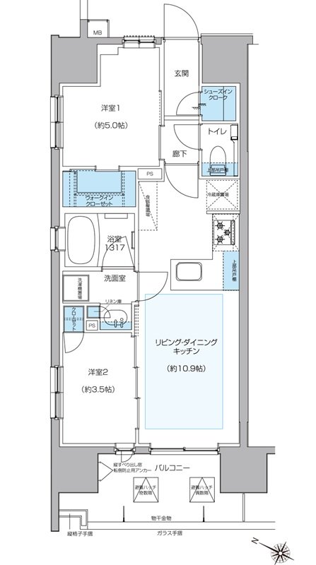 プレシス小田急相模原ステーションサイト 間取り Aタイプ