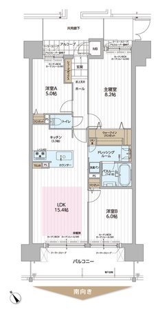 パレ・ロワイヤル加古川粟津 間取り D type