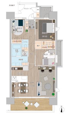 Tステージ 豊田四郷 レガリア EAST 間取り M type