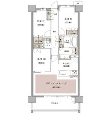 バンベール高畑 間取り Gタイプ