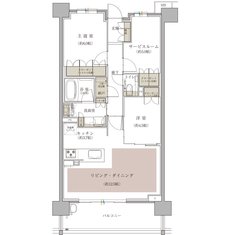 バンベール高畑 間取り B1タイプ