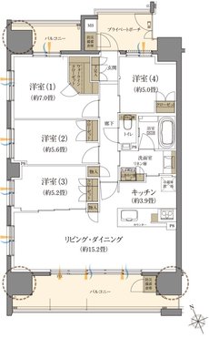 クレアホームズ上の橋 間取り A TYPE