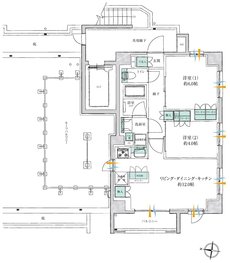 サンクレイドル西日暮里II・III 間取り Hr type（III）