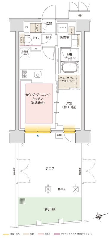 ソルティア川口本町 間取り BGタイプ