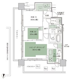 シティタワー札幌すすきの 間取り Da-標準 type