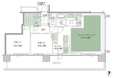 シティタワー札幌すすきの 間取り I-LD拡大 type