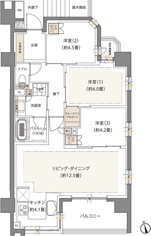 ザ・ライオンズ西川口 間取り I2 type